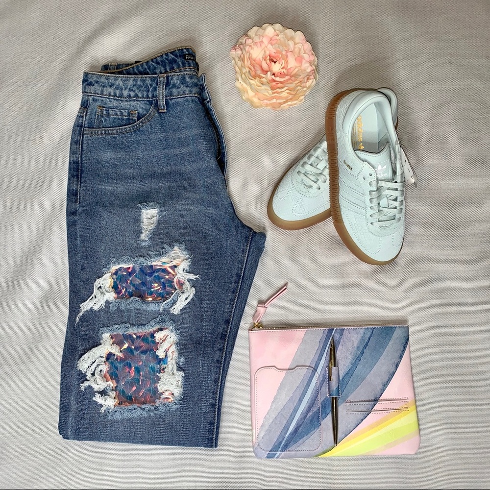 Fashion Nova Under the Sea Boyfriend Jean